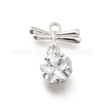 Латунь подвески циркония кубической KK-K378-49S-1