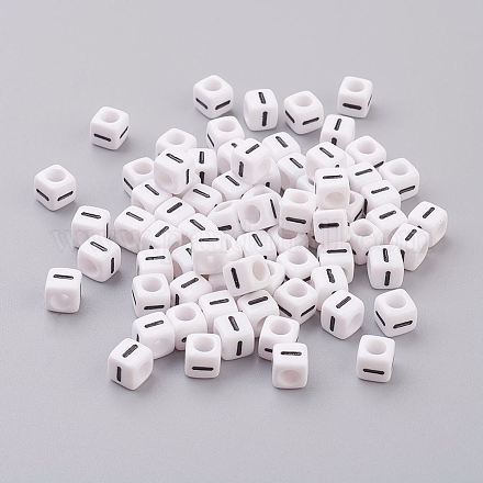 Pandahall 50 г непрозрачные акриловые бусины с горизонтальными отверстиями SACR-TA0001-19J-1