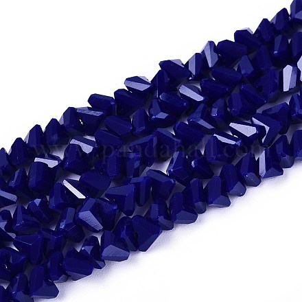 Непрозрачное стекло бисер нитей GLAA-N019-4mm-20-1