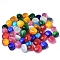 Cat Eye Imitation Pebble Ornament, for Fish Tank, Pond, Bonsai, Garden, Pathway, Swimming Pool, Mixed Color, 20mm