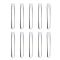Clear Tube Plastic Bead Containers with Lid, Clear, 7.45x1.2cm, Capacity: 15ml(0.5 fl. oz)