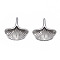 Non-Tarnish 316 Surgical Stainless Steel Charms, Ginkgo Leaf, Stainless Steel Color, 13x13x4mm, Hole: 1.5x3mm
