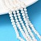 Natural Cultured Freshwater Pearl Beads Strands, Grade 2A++, Potato, Old Lace, 5~6mm, Hole: 0.8mm, about 57~58pcs/strand, 13.50~13.70 inch(34.3~34.8cm)