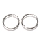 Non-Tarnish 201 Stainless Steel Quick Link Connectors, Flat Round, Stainless Steel Color, 30x2.7mm, Inner Diameter: 25mm