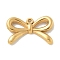 Ion Plating(IP) 304 Stainless Steel Pendants, Bowknot Charm, Real 18K Gold Plated, 13x20x2.5mm, Hole: 1mm