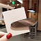 Cellulose Acetate Alligator Hair Clips, Hair Accessories for Girls Women, Teardrop, Coffee, 70mm
