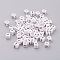 Pandahall 50g Opaque Acrylic Horizontal Hole Letter Beads, Cube, Letter I, 6x6x6mm, Hole: 3.2mm
