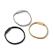 304 Stainless Steel Chain Bracelets, Gothic Style Bracelets for Men Women, with Magnetic Clasps, Mixed Color, 8-3/8 inch(21.3cm)