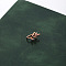 Brass Crystal Rhinestone Clip on Nose Rings, No Piercing Nose, Jewelry, Rose Gold, Leaf, 10x5mm