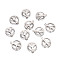 Tarnish Resistant Peace Sign 201 Stainless Steel Pendants, Stainless Steel Color, 17x14x1mm, Hole: 1.5mm