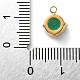 Подвески из нержавеющей стали 304 с микропаве из кубического циркония STAS-K292-01G-17-3