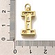 Латунные микропаве прозрачные подвески с фианитом KK-G521-01G-I-3