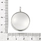 Подвески-медальоны из нержавеющей стали 304 STAS-S132-15P-03-3