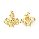 Подвески из кубического циркония с покрытием из латуни KK-O142-28G-1