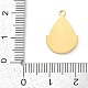 Подвески из нержавеющей стали 304 с эмалью STAS-I325-104C-G-3