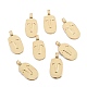 Латунные подвески KK-O140-20G-06-1