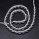 Круглый естественный класс кристалла кварца нитей бисера G-H1648-8mm-01N-A-01-3