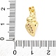 Латунные микро проложить кубического циркония подвески KK-D325-33G-3