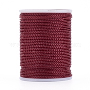 Круглый вощеный полиэфирный шнур YC-G006-01-1.0mm-09