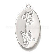 Латунные микро проложить кубического циркония подвески KK-U038-05P-01