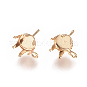 Серьги-гвоздики из нержавеющей стали 304 STAS-L238-026B-G