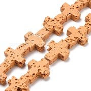 Синтетические бусины из лавы G-B087-01A-02
