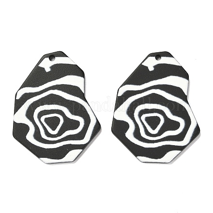 Непрозрачные акриловые подвески X-SACR-L003-06-1