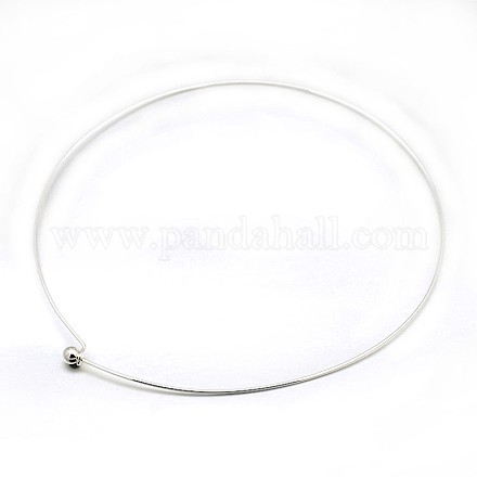 Латуни ожерелье делая BJEW-F132-01S-1