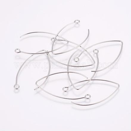 Серьги-кольца из нержавеющей стали 304 STAS-K148-10-1