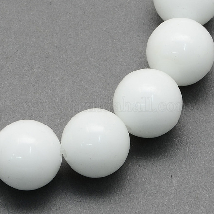 Круглые фарфоровые бусины PORC-S484-4mm-1