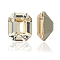 Preciosa® MAXIMA Crystal Fancy Stones, Czech Crystal, 435 34 222 Octagon, Dura Foiling, 00030 235 Honey, 12x10mm