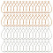 60Pcs 2 Colors Alloy Open Back Bezel Pendants, for DIY UV Resin, Epoxy Resin, Teardrop, Mixed Color, 38x21x3mm, Hole: 2.8mm, 30pcs/color