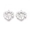 Tibetan Alloy Pendants, Lead Free, Nickel Free and Cadmium Free, Leaf, Antique Silver, 30x29x2mm, Hole: 1.5mm