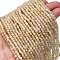 Natural Citrine Beads Strands, Faceted, Round, 3mm, Hole: 0.8mm, about 124pcs/strand, 15.35''(39cm)