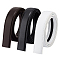 3Pcs 3 Colors No Buckle Imitation Leather Waist Belt, Around Chain Belt for Jeans Pants Skirts, Mixed Color, 47-1/4 inch(120cm), 1pc/color