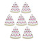 Alloy Enamel Pendants, Cadmium Free & Lead Free, Cake, Hot Pink, 23.5x19.5x1.5mm, Hole: 2mm