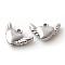 Tarnish Resistant 201 Stainless Steel Charms, Flying Heart, Stainless Steel Color, 11x16x4mm, Hole: 1.5mm