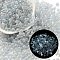 Luminous Glow in the Dark Transparent Glass Round Beads, No Hole/Undrilled, Light Grey, 5mm, about 2800Pcs/bag