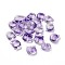 Glass Beads, for Jewelry Making, Cat, Blue Violet, 12.5x14x6.5mm, Hole: 1mm