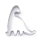 Non-Tarnish Stainless Steel DIY Dinosaur Cookies Cutters, DIY Biscuit Baking Tool, Camarasaurus, Stainless Steel Color, 94x91x24.5mm