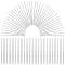 600Pcs Jewelry Findings, Brass Flat Head Pins, Silver, 50x0.75~0.8mm, 20 Gauge, Head: 2mm