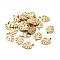 Ion Plating(IP) 304 Stainless Steel Charms, Tropical Leaf Charms, Monstera Leaf, Real 18K Gold Plated, 13x9x1mm, Hole: 1mm