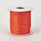 Eco-Friendly Korean Waxed Polyester Cord, Dark Orange, 3mm, about 41.01~41.56 Yards(37.5~38m)/Roll