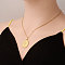 Stainless Steel Tree of Life Pendant Necklaces for Women, Real 18K Gold Plated, 17.72 inch(45cm)