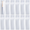 GORGECRAFT 15Pcs EVA Make Up Brush Guard Protectors Cosmetic Makeup Brush Pen Shaper Case Cover Organizer Portable Bags Storage for Women Ladies Travel Handbag Supplies White 6.73x2.17inch