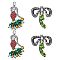 HOBBIESAY 4Pcs 2 Style Goddess Shape Beaded Appliques Patch Bowknot Shape Sew on Clothing Patches Personality Glass and Rhinestones Garment Sewing Badge for Clothing Repairing Decoring