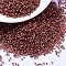 MIYUKI Delica Beads, Cylinder, Japanese Seed Beads, 11/0, (DB2179) Duracoat Semi-Frosted Silver Lined Dyed Magenta, 1.3x1.6mm, Hole: 0.8mm, about 2000pcs/10g