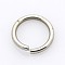 Non-Tarnish 304 Stainless Steel Open Jump Rings, Stainless Steel Color, 8x0.7mm, Inner Diameter: 6.6mm