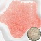 Luminous Transparent Glass Beads, No Hole Beads, Round, Pink, 2~2.5mm