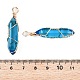 Подвески lampwork GLAA-T023-07D-4